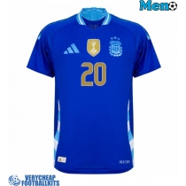 Argentina Alexis Mac Allister #20 Replica Away Shirt Copa America 2024 Short Sleeve